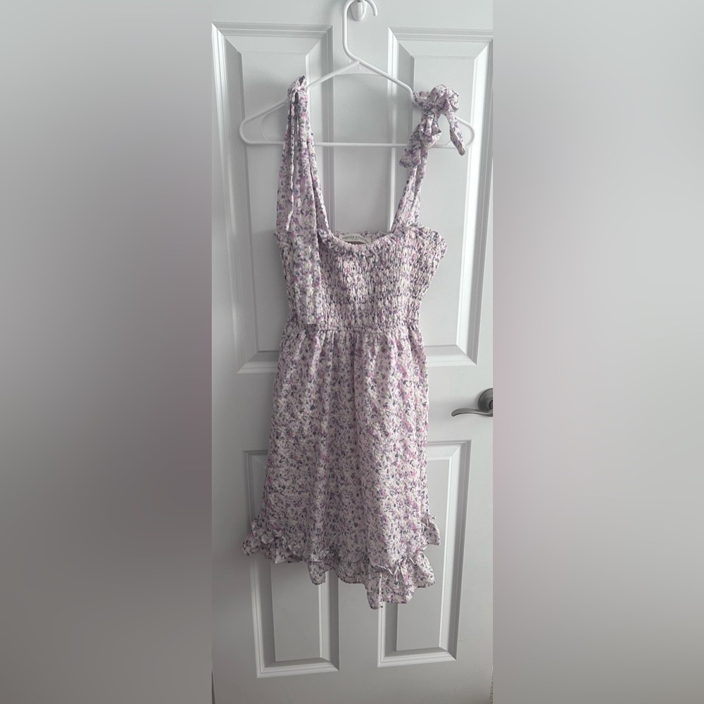 Floral Purple Dress